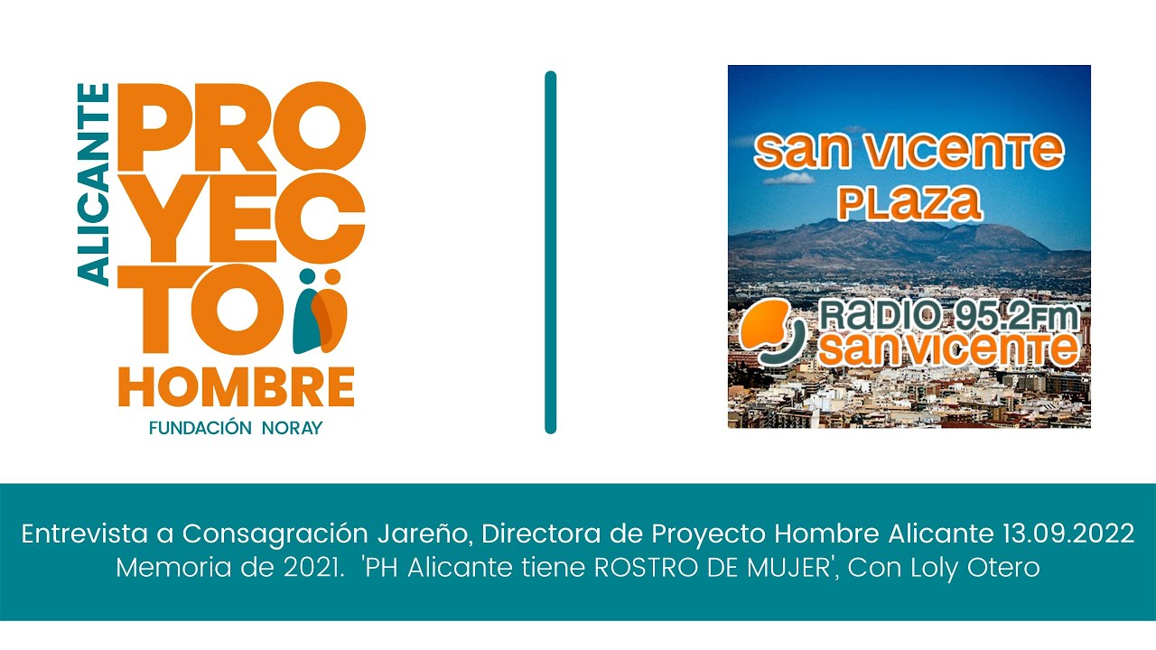 Entrevista Consagracion Jareño, Directora de Proyecto Hombre Alicante