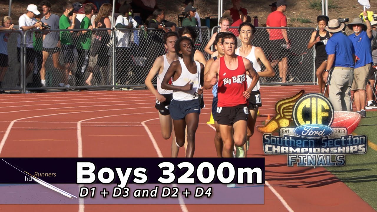 2022 TF - CIF-ss FINALS - 3200 Meters (Boys, All 4 Divisions)