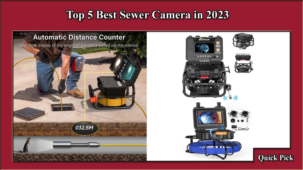 ✅ Top 5 Best Sewer Camera  High Quality in 2023