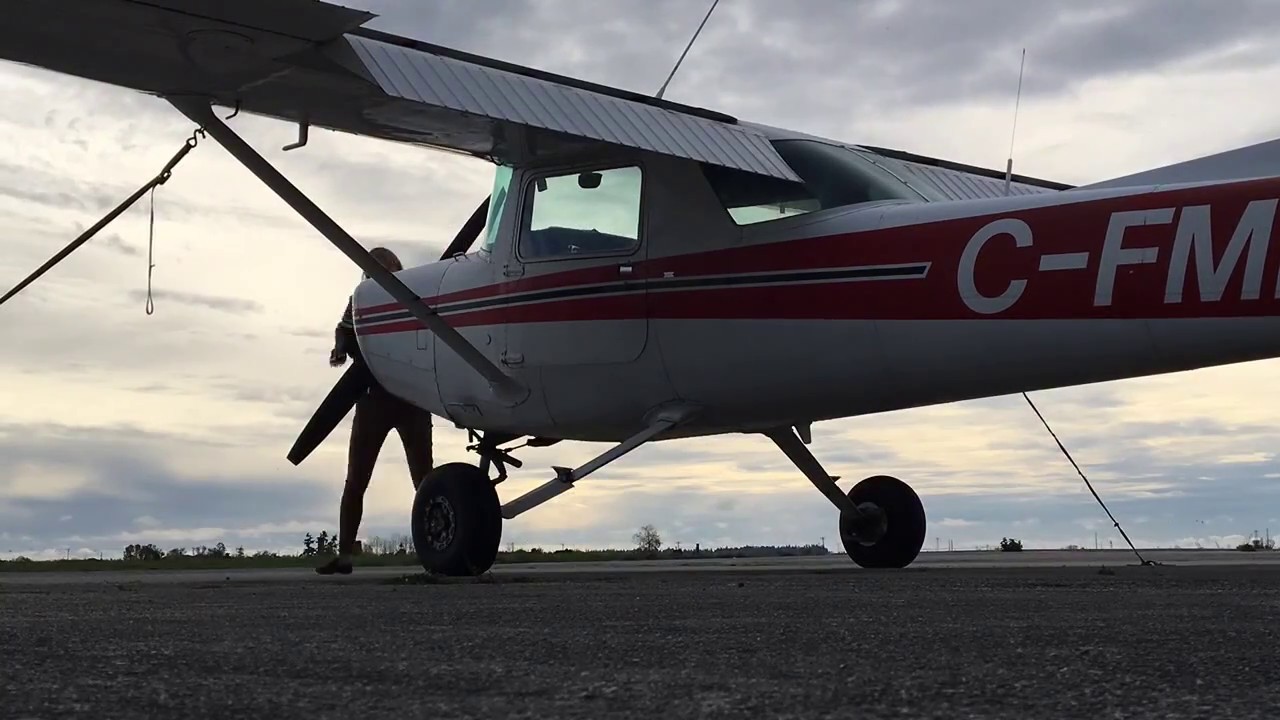 Solo local flight from CZBB - Student Private Pilot - with ATC
