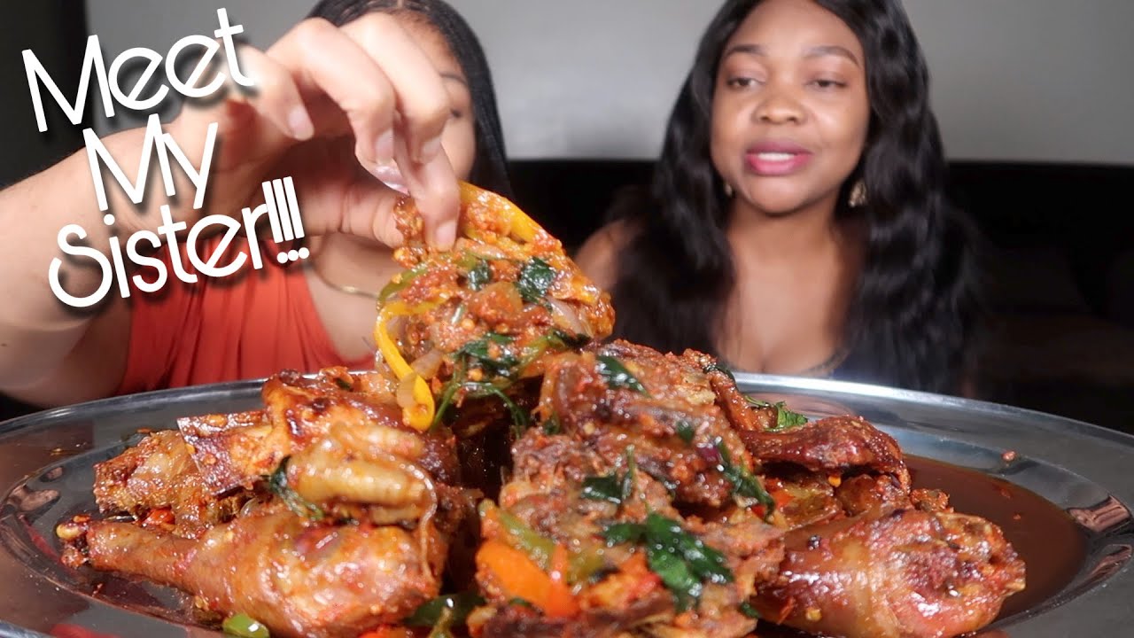 MEET MY SISTER BEAUTY!!!! PEPPER CHICKEN MUKBANG!!
