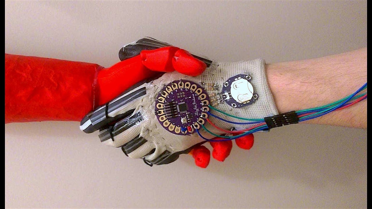 Flex Sensor Glove and Robotic Arm