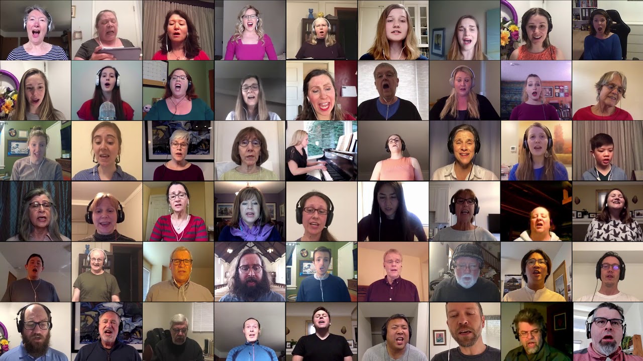 Virtual Choir Hallelujah Chorus -- Easter 2020, Worship In Exile