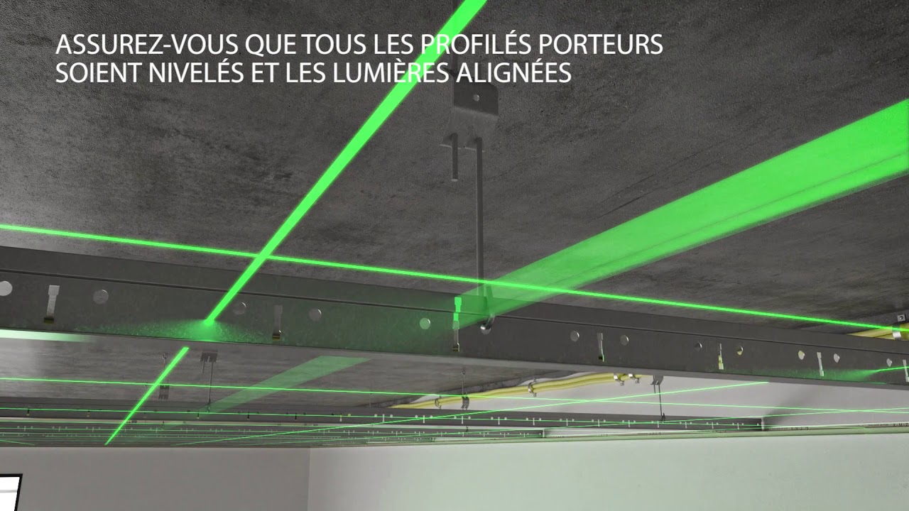 Rockfon® System T24 X™ | Système d'installation du plafond