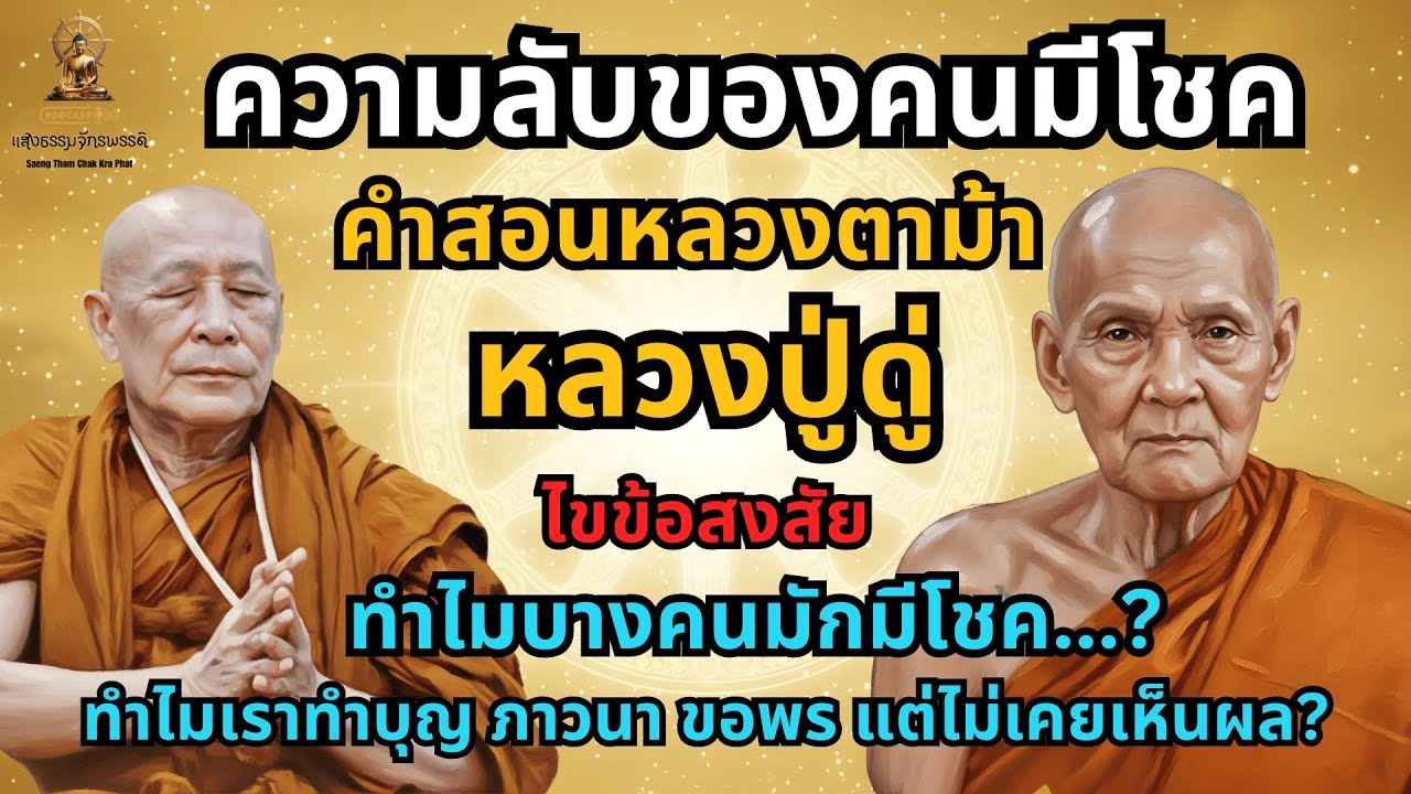ความลับของคนมีโชค ทำบุญอย่างไรให้เห็นผล ฟังธรรม คำสอนหลวงตาม้า คำสอนหลวงปู่ดู่ สร้างพลังบุญจักรพรรดิ