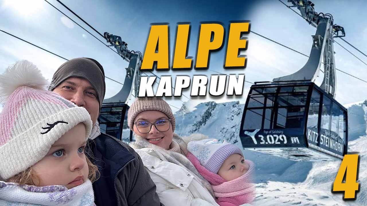 STRAŠNA vožnja žičarom na preko 3.000 mnv *pogled na ALPE* EuVlog 4 - Kaprun