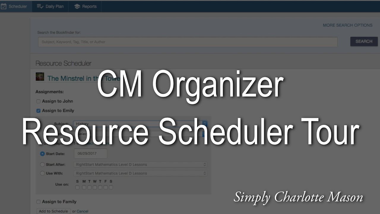 CM Organizer Tour: Scheduler