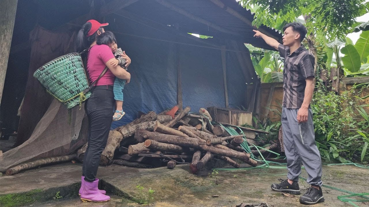 The woman was given a house by the boy to take care of the orphan girl.