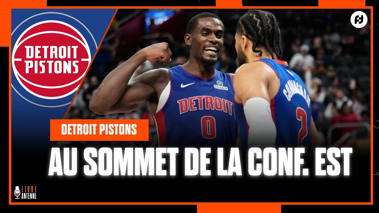 CADE CUNNINGHAM ET LES DETROIT PISTONS AU SOMMET DE L'EST !