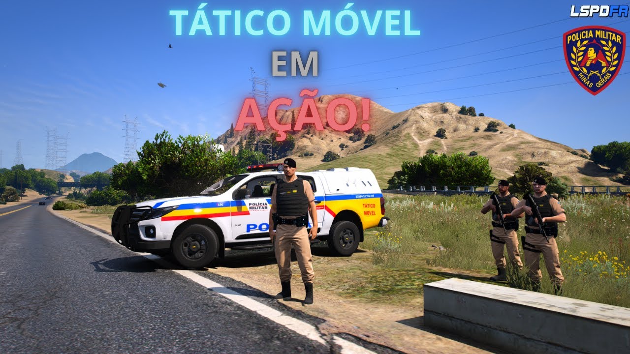 GTA V PMMG TÁTICO MÓVEL EM COMUNIDADE!