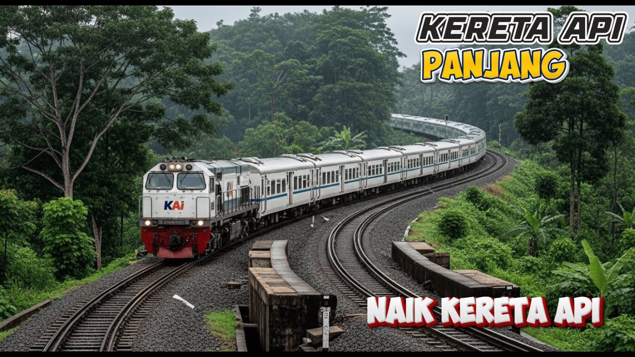 TRAIN CURVES ON FOREST TRACK