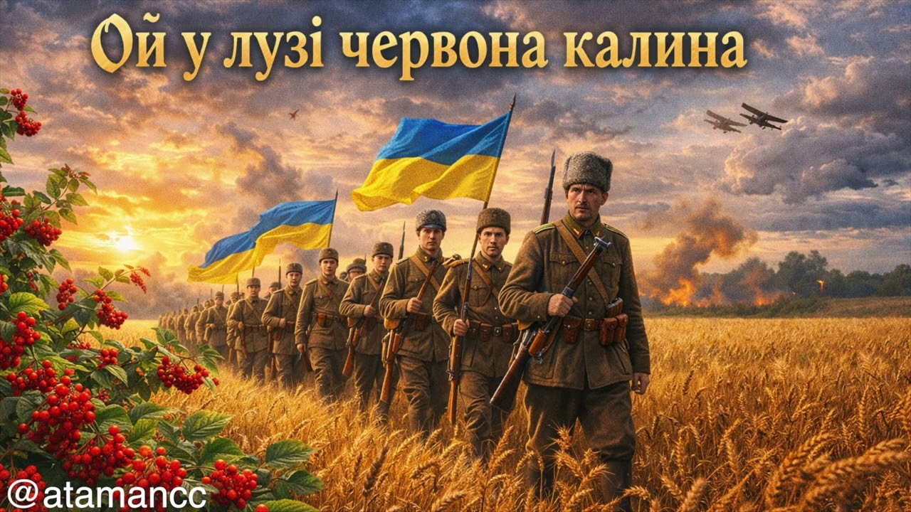 КОЗАЦЬКА БАЛАДА ПРО ВОЛЮ ,,ОЙ У ЛУЗІ ЧЕРВОНА КАЛИНА