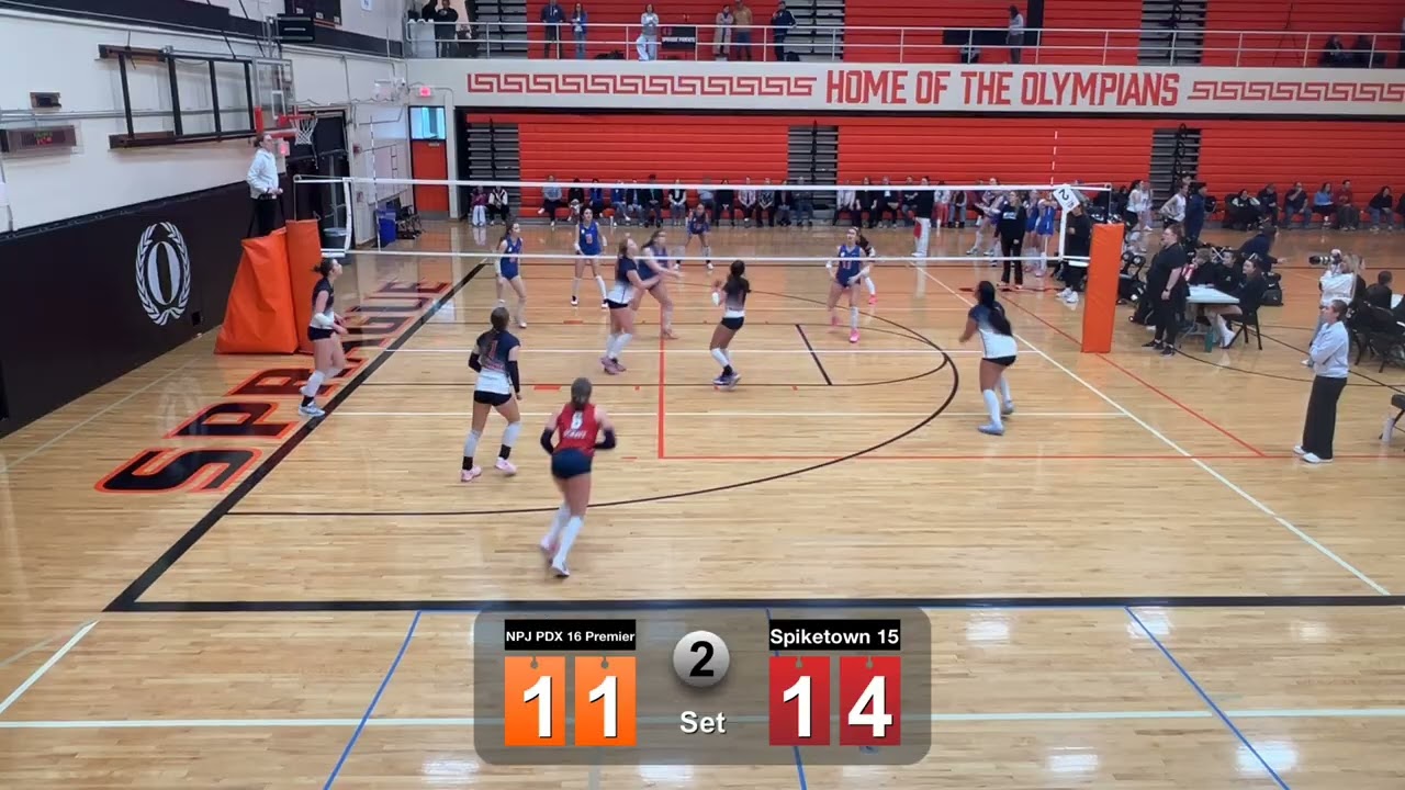 Power League  #2 pool play Spiketown 15 v NPJ PDX 16 Premier Set 2