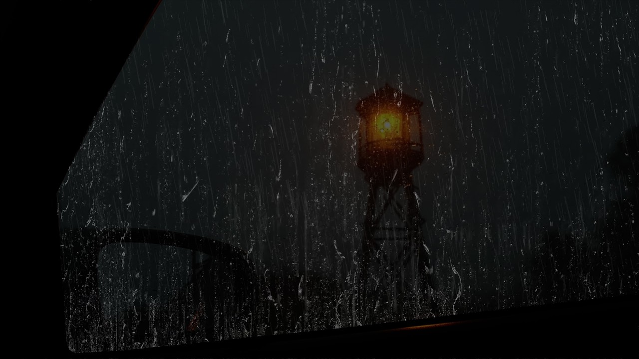 Heavy Rain on Car Window at Night 🌧️ | Deep Sleep Ambience to Quiet an Overthinking Mind