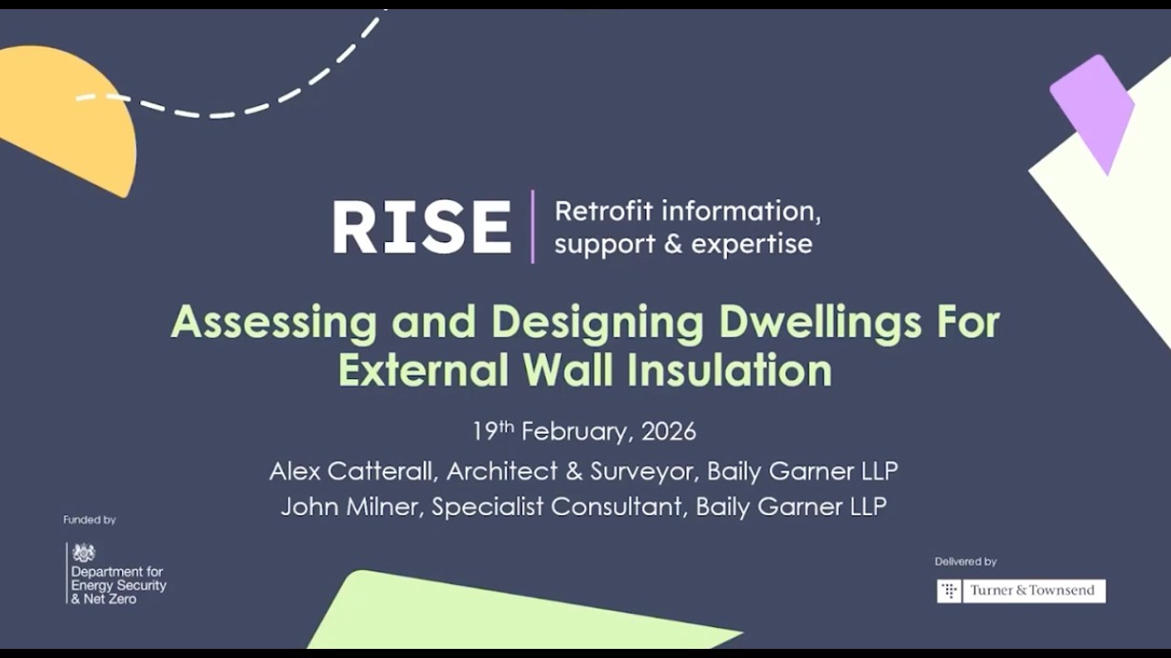 Оценка и проектирование систем внешней теплоизоляции с Бэйли Гарнер | Мастер-класс RISE