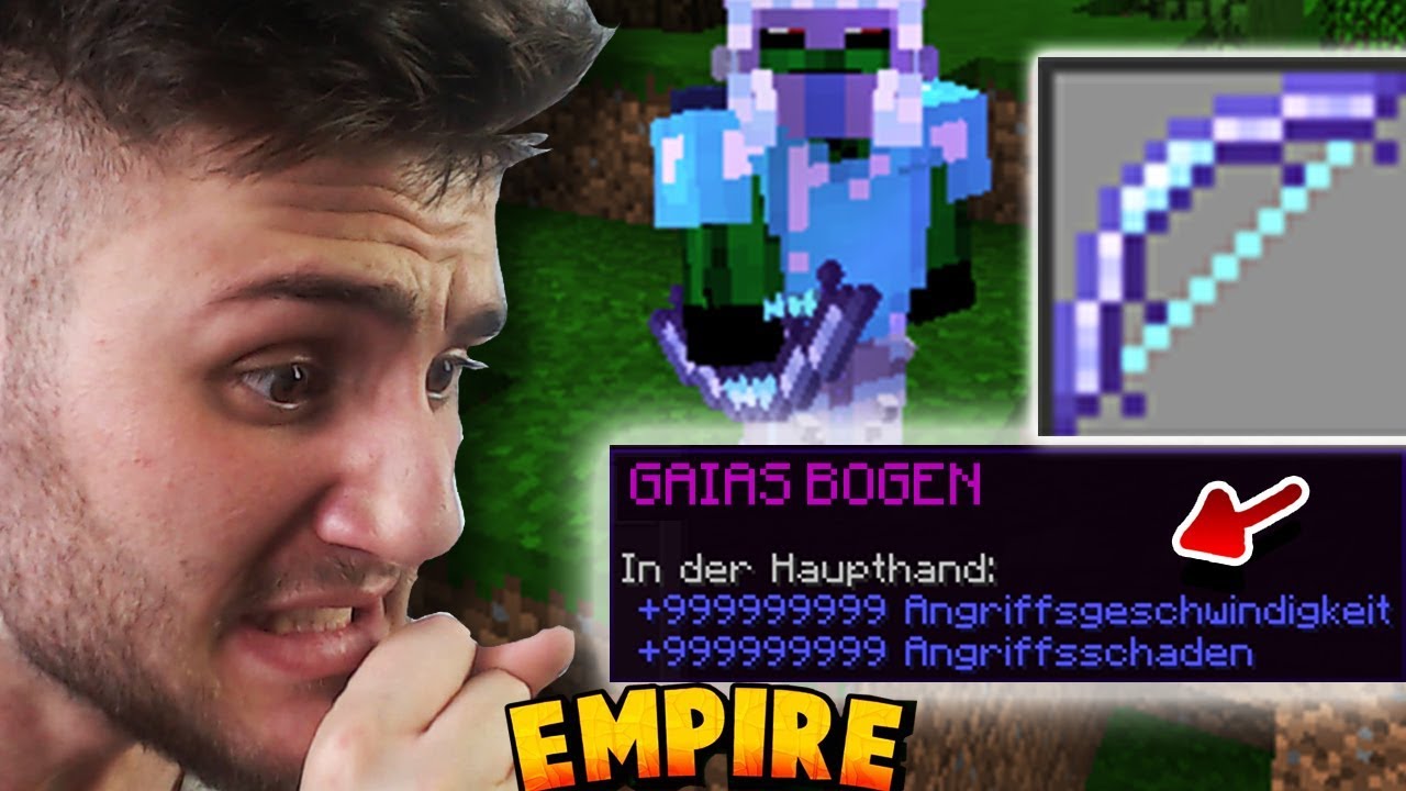 999.999.999 SCHADEN BOGEN gegen REWI | Minecraft Empire #40