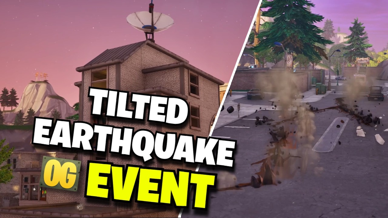 Fortnite | OG S7 TILTED TOWERS EARTHQUAKE LIVE EVENT - HD Cinematic