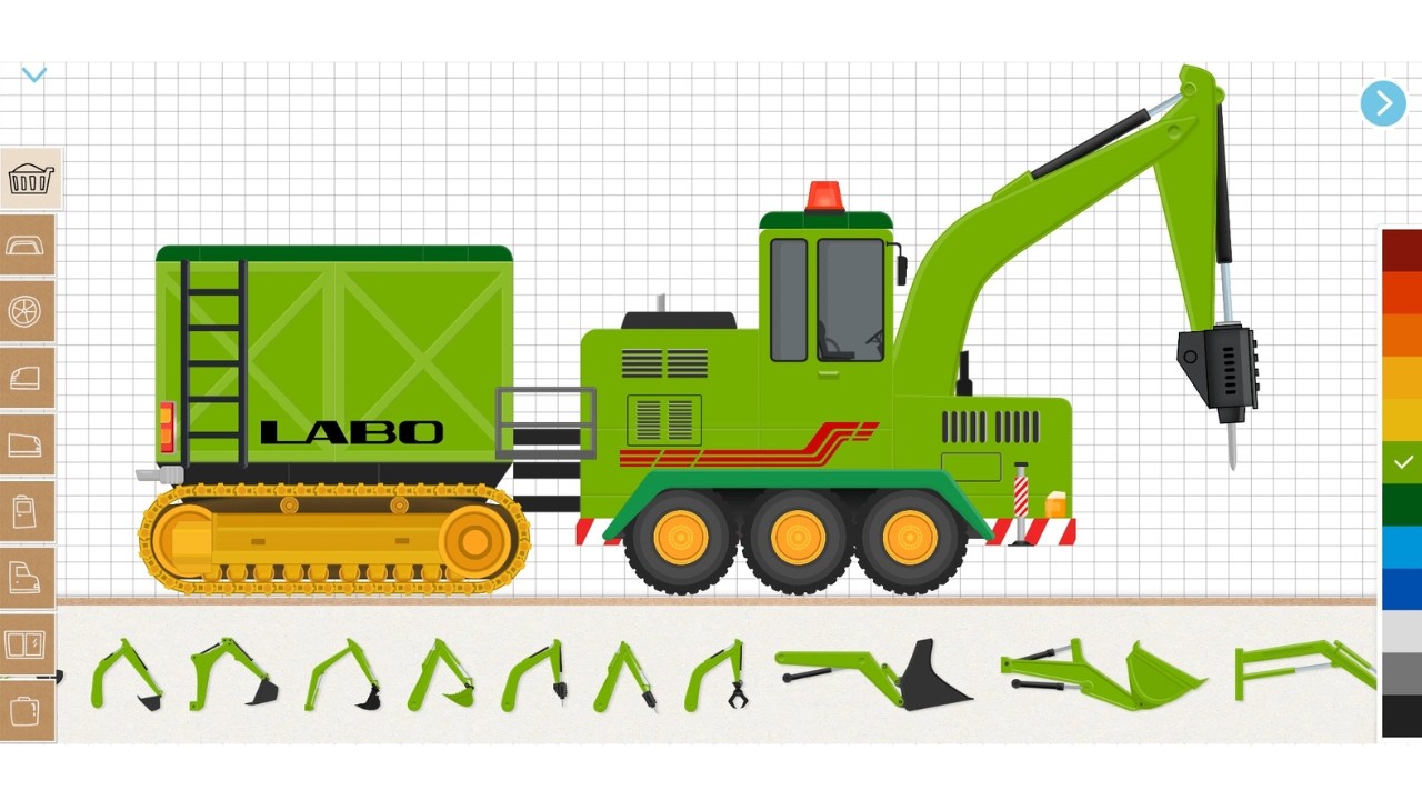 Building a Earth Drilling Truck in Labo Simulator