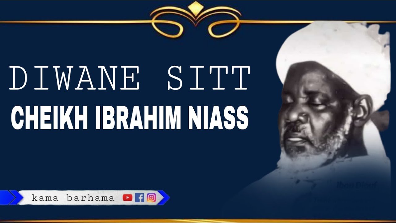 ✍️ Diwane Sitt cheikh Ibrahim Niass Harful Djim