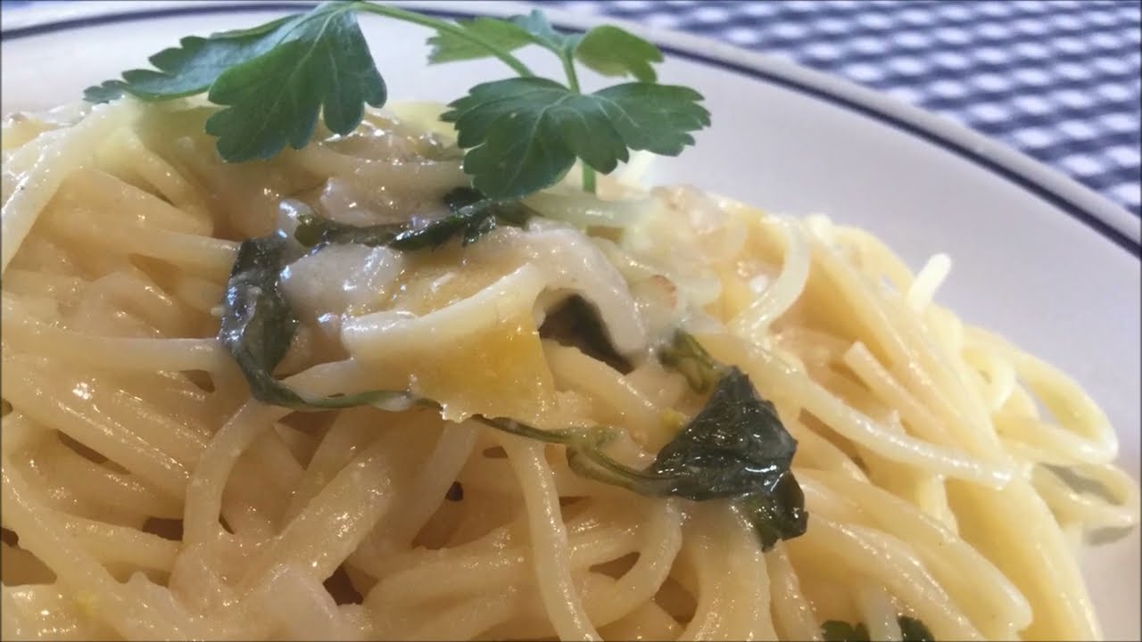 Spaghettino con bergamotto di Reggio Calabria - olio essenziale  (videoricetta n° 1079)