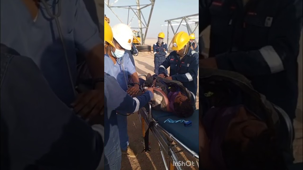  Rescue Work At Height Mission L&T Saudi Arabia 