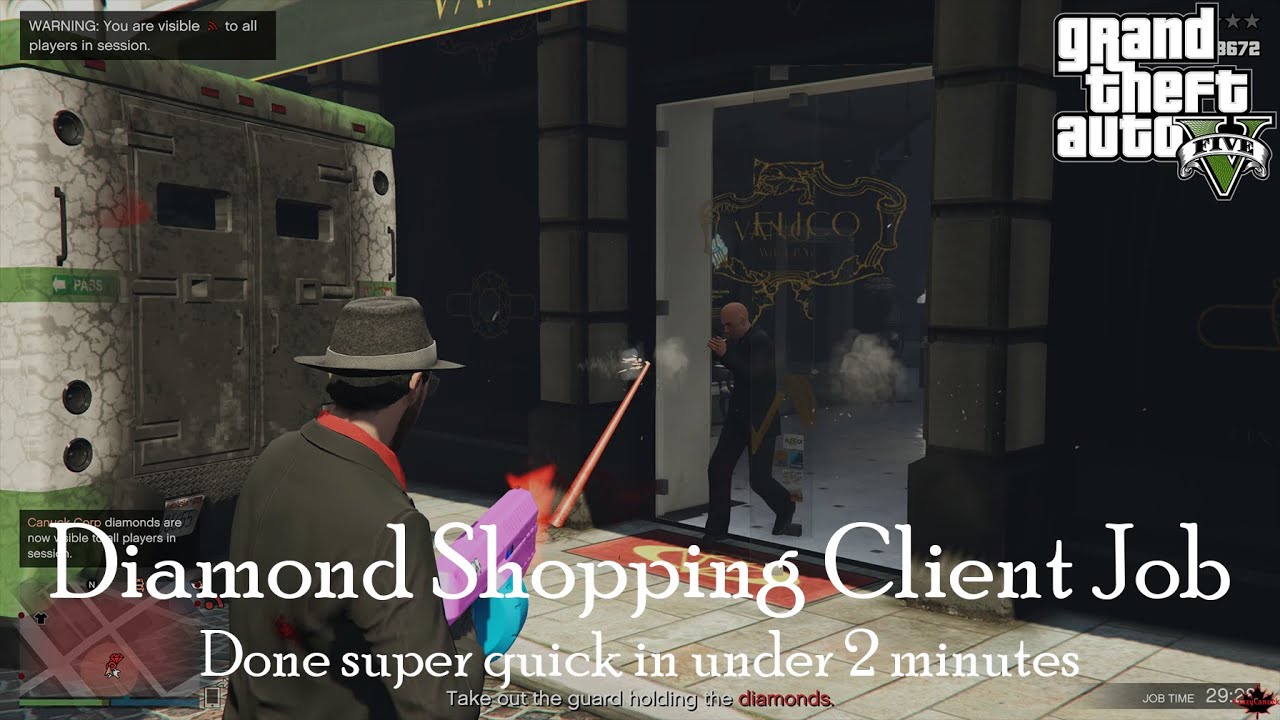 Client Job - Diamond Shopping as fast as possible - GTA Online