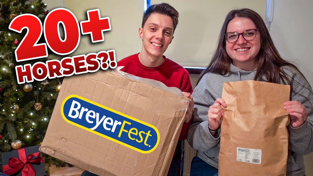 Распаковка огромной партии лошадей Breyerfest вместе с моей девушкой.