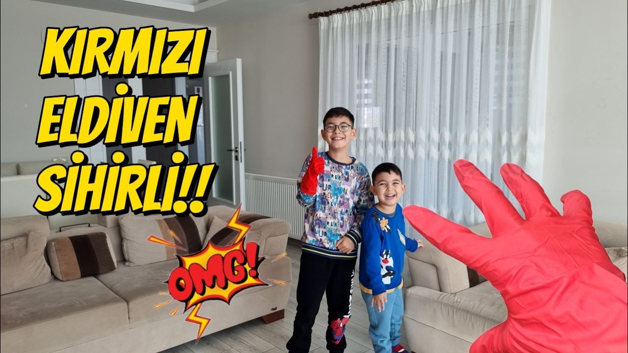 ANNEM KONUŞUYOR AMA KENDİ YOK !! EYVAH ELDİVENLERİ SİHİRLİYMİŞ ...