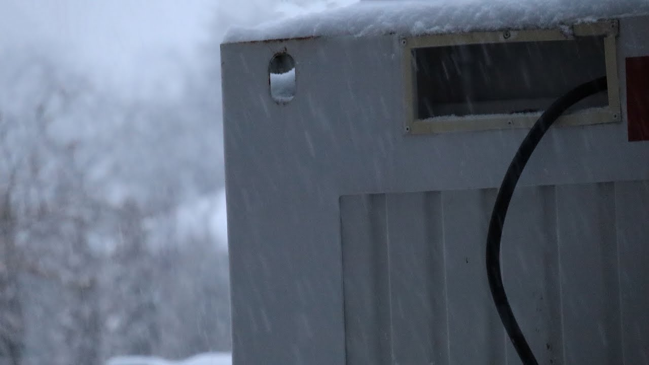 It’s snowing softly and everything feels quiet