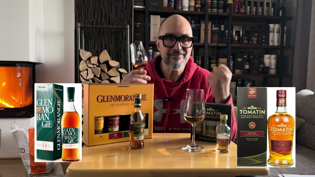 #39.  Glenmorangie 14 Quinta Ruban 46% vs Tomatin 14 Port Cask 46%