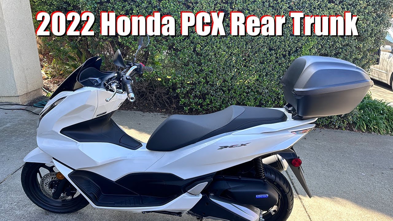 2022 Honda PCX with the Honda Rear Trunk. Will an older trunk fit?