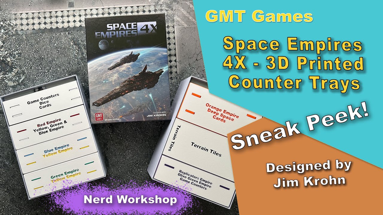 Взгляните на подносы для GMT Space Empires 4X