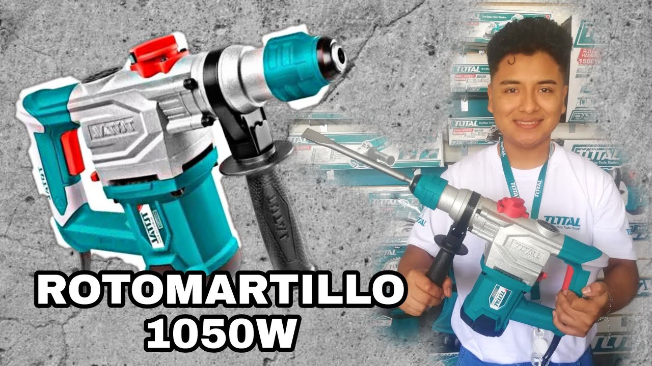 ROTOMARTILLO TOTAL 1050W 5.5 JOULS⭐