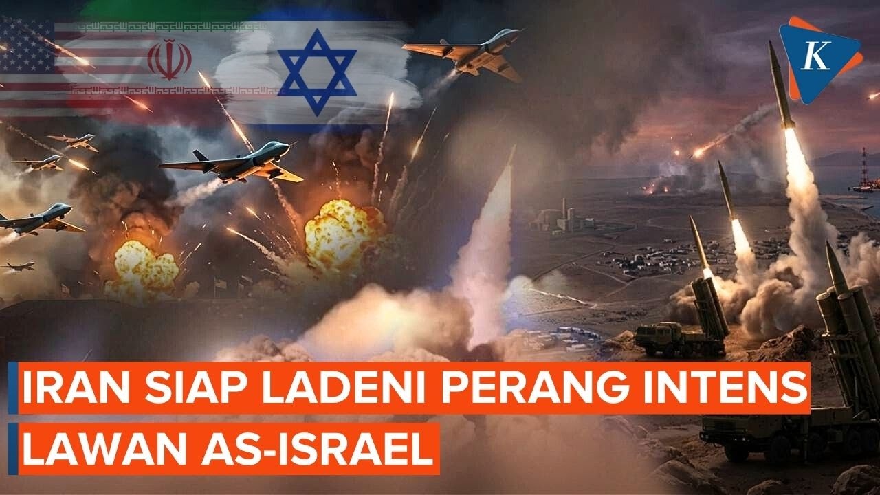 Iran Tak Gentar Ladeni AS-Israel Perang Intens selama 6 Bulan