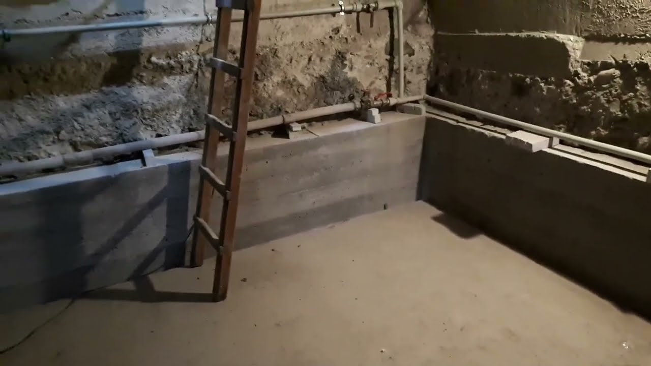 Remont piwnicy-Pogłębianie piwnicy / Basement renovation-Basement underpinning