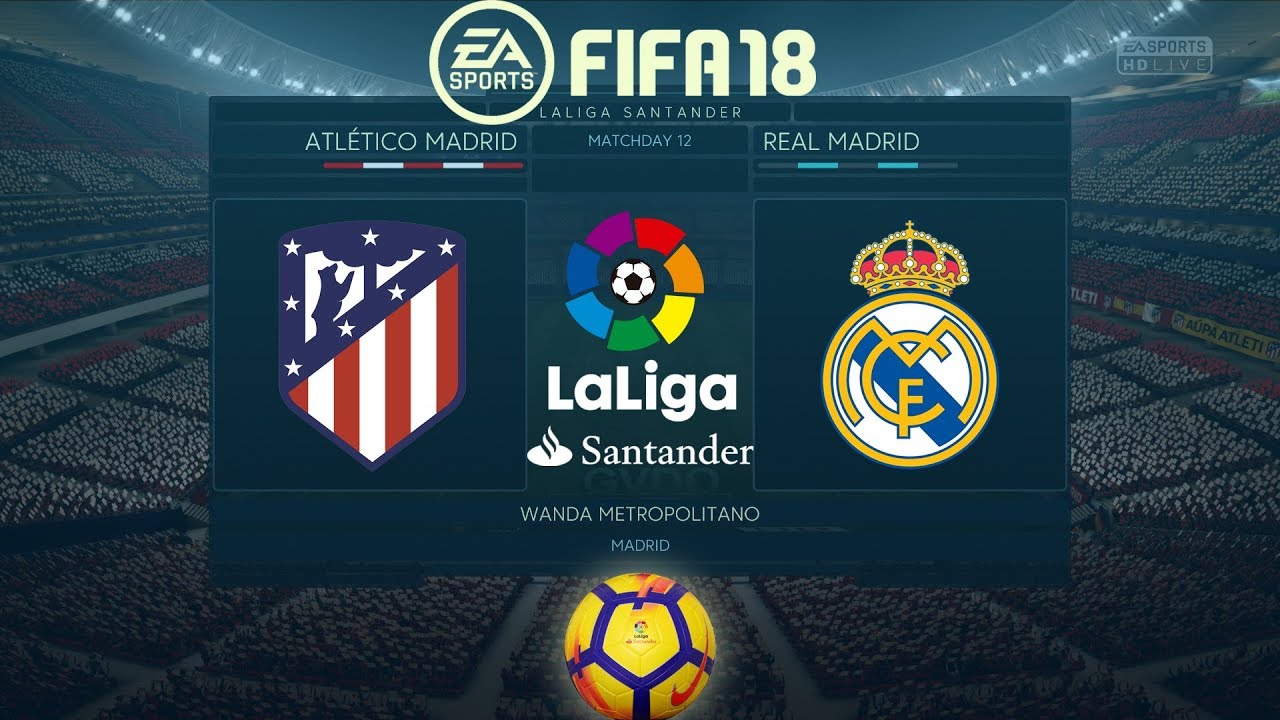 FIFA 18 Атлетико Мадрид &mdash; Реал Мадрид | Ла Лига 2017/18 | Полный матч для PS4