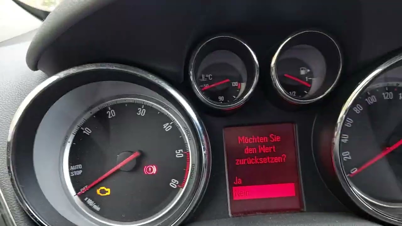 Ol Service Reset Opel Mokka 1.6 Cdti Bj 2015