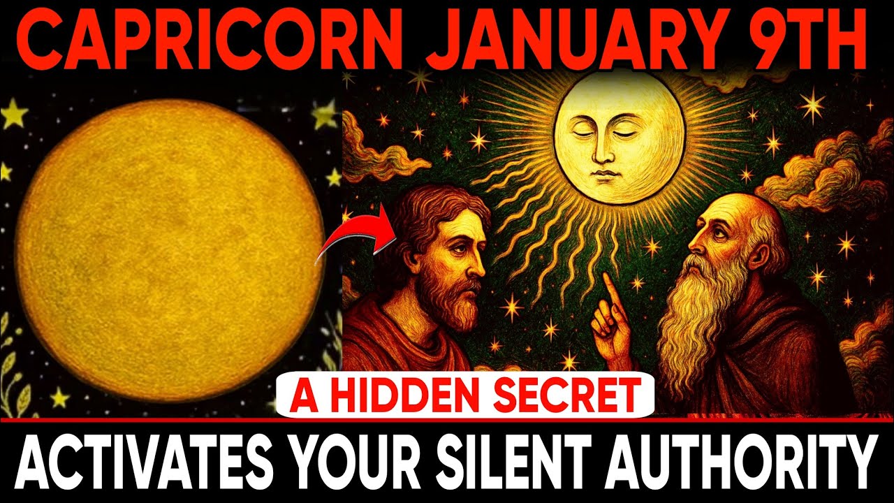 Capricorn ♑ January 9, 2026 &mdash; A Hidden Secret Activates Your Silent Authority 🔥✨