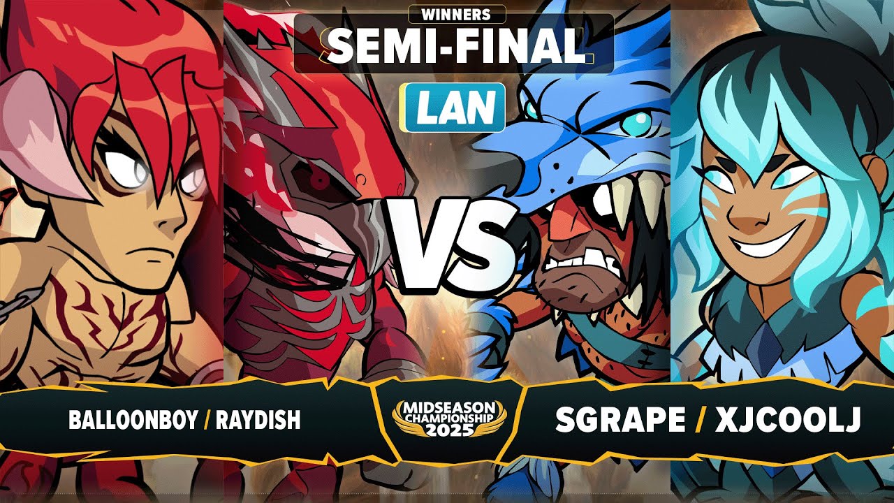 BalloonBoy & Raydish vs Sgrape & xJcoolJ - Winners Semi-Final - Midseason Championship 2025 -LAN 2v2
