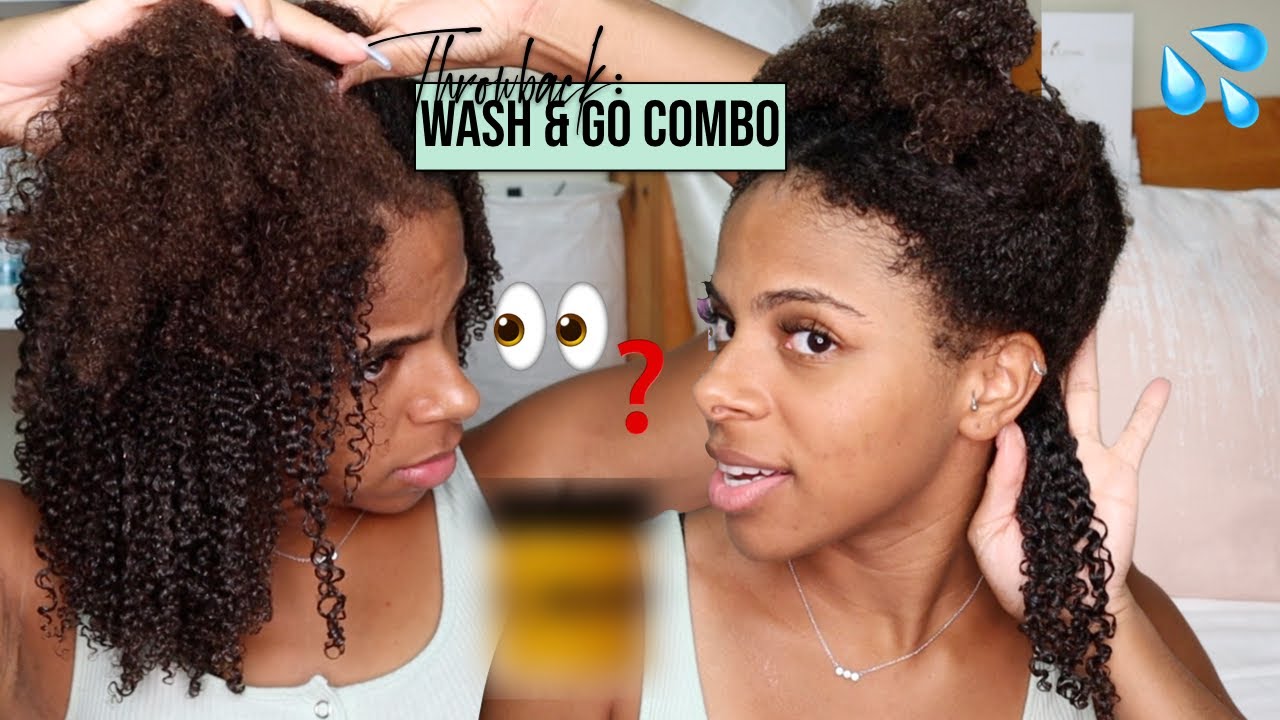 Throwback 2 Product Wash & Go on Type 4 Hair 😭|| Bomb Product Combo?? 🤨