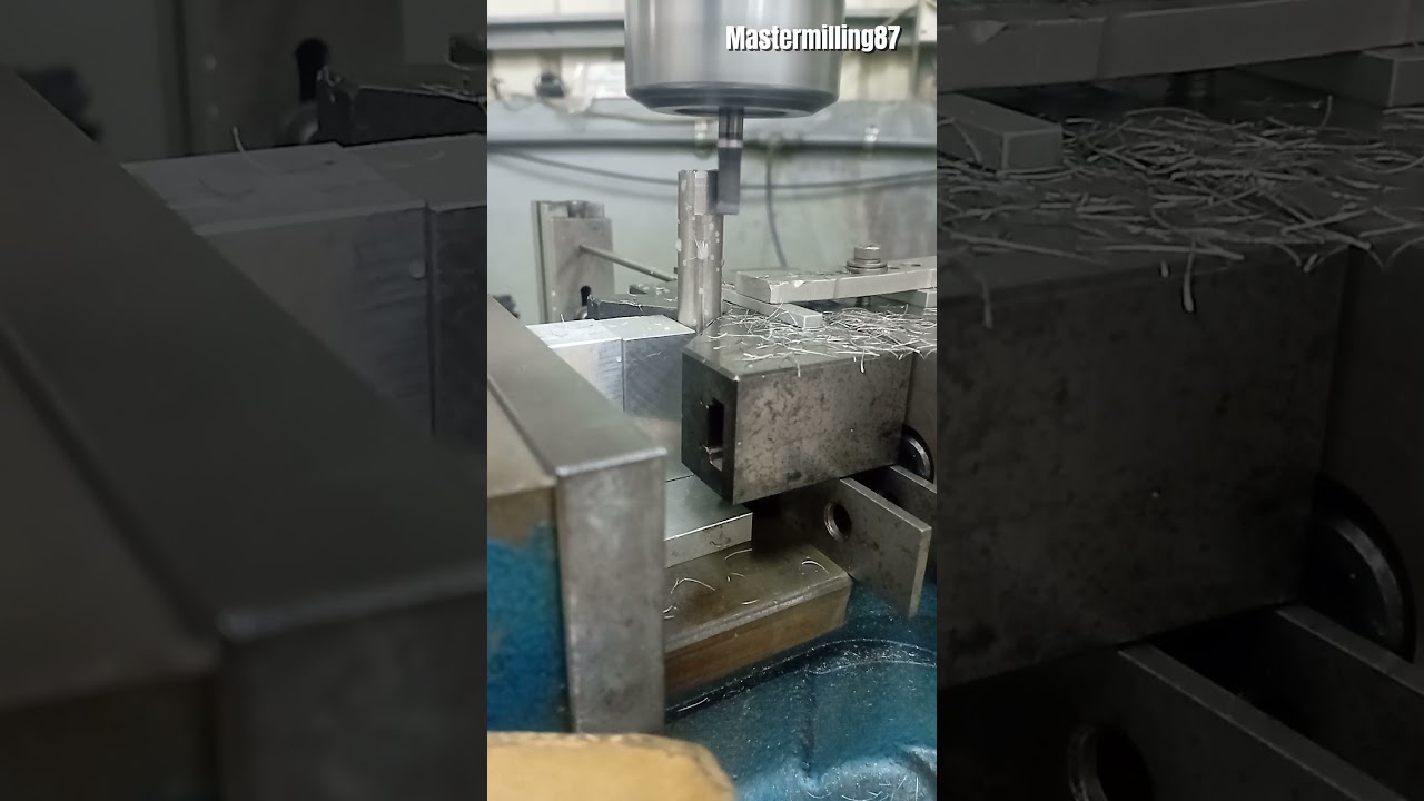 Membuat step #milling #frais #machine #millingmachine #beginners #workshop #engineering