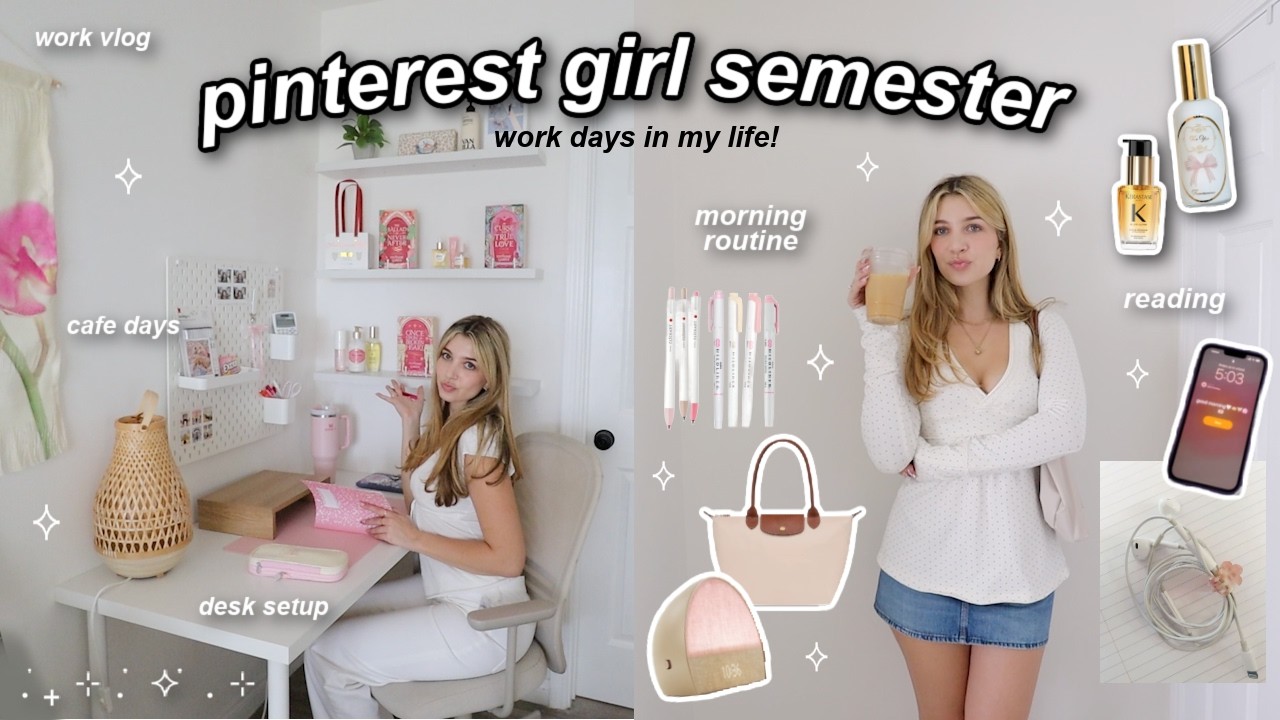 СЕМЕСТР В СТИЛЕ PINTEREST | мои рабочие будни, школьная эстетика, только отличные оценки, образы ...
