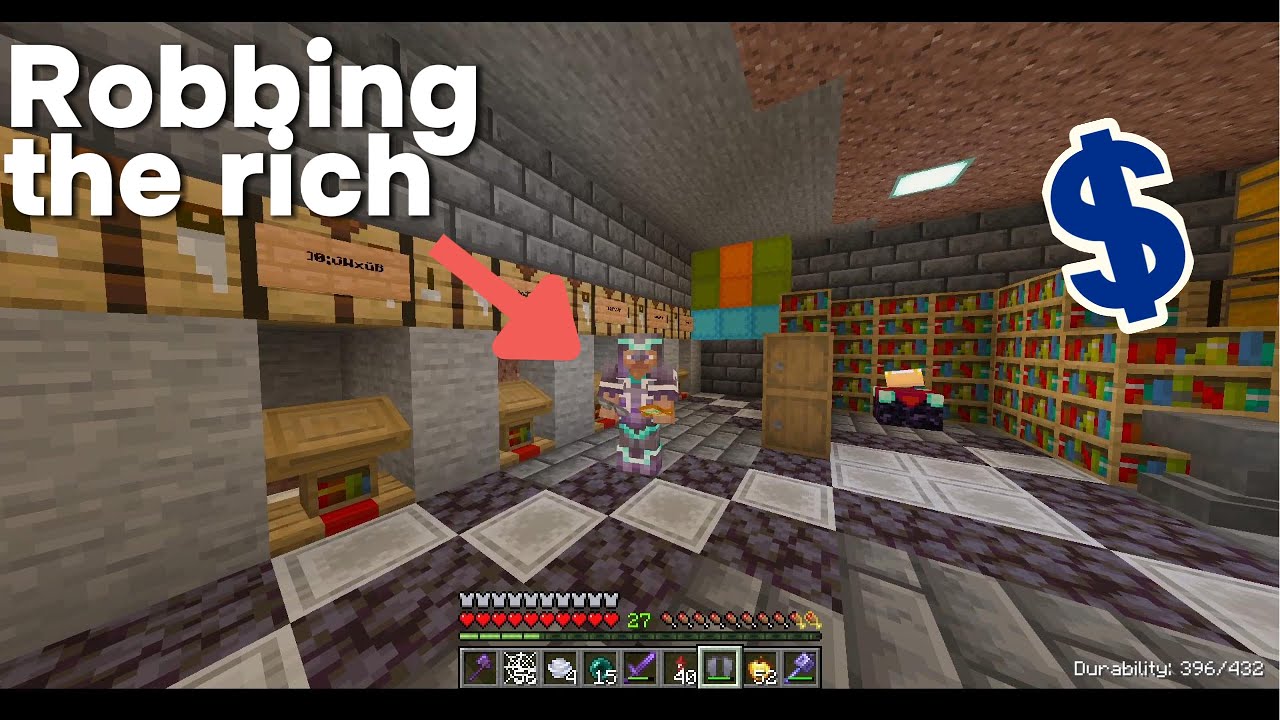stealing from the richest player on the sever!! (part 2)