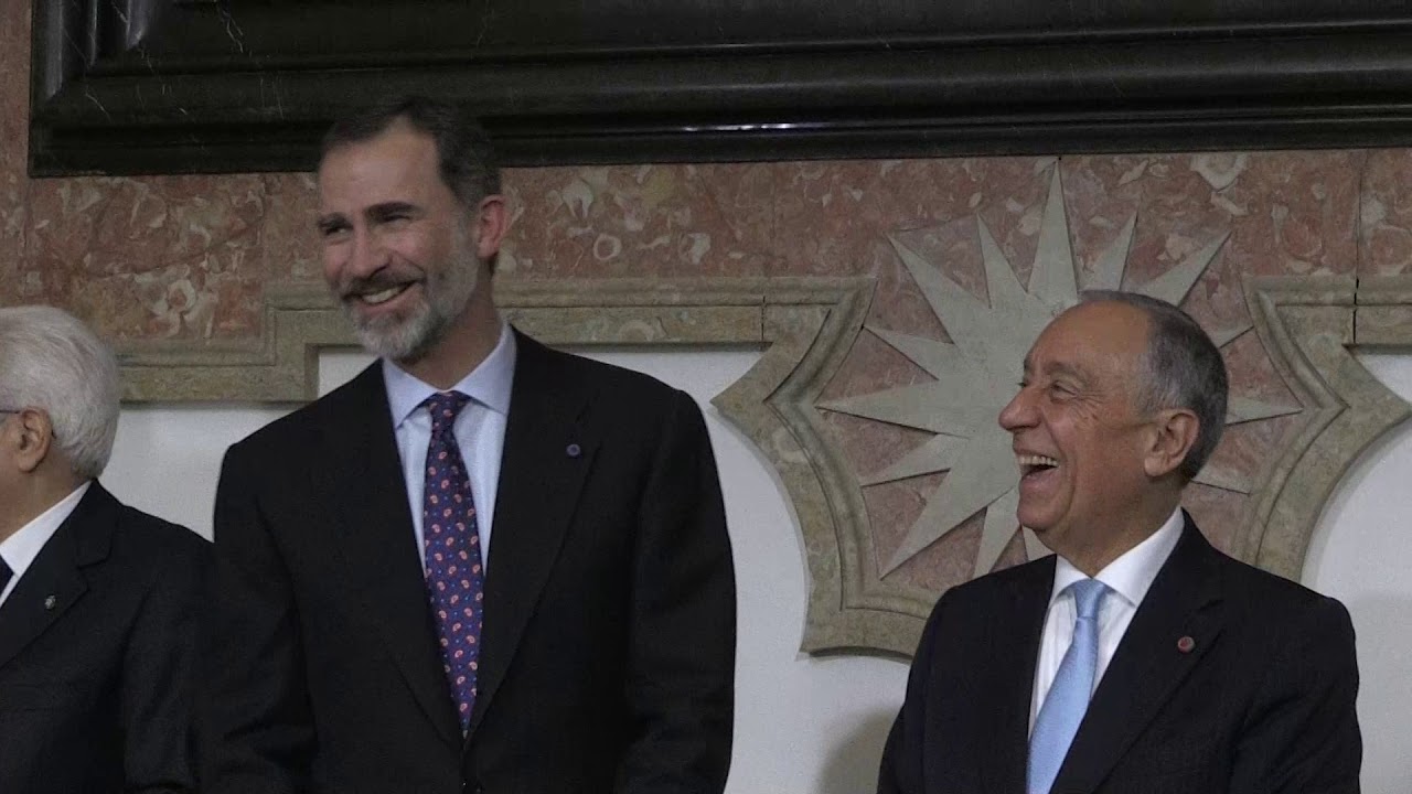 S.M. el Rey preside junto a Sergio Mattarella y Marcelo Rebelo de Sousa el XII Encuentro Cotec