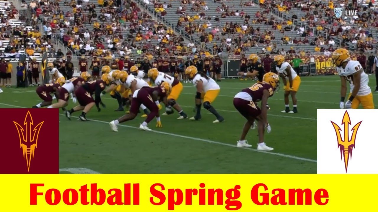 Team Maroon vs Team Gold, 2024 Arizona State Football Spring Game