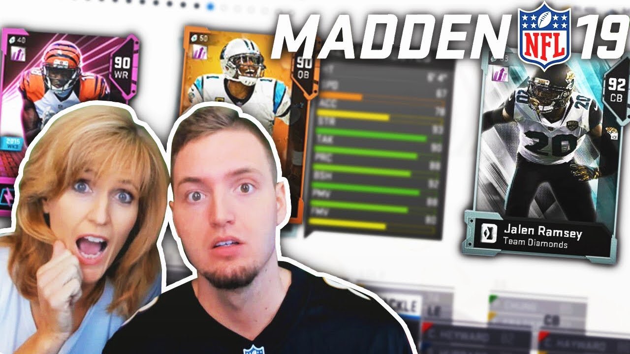 MY MOM DRAFTS A BEAST TEAM! MADDEN 19 MUT DRAFT