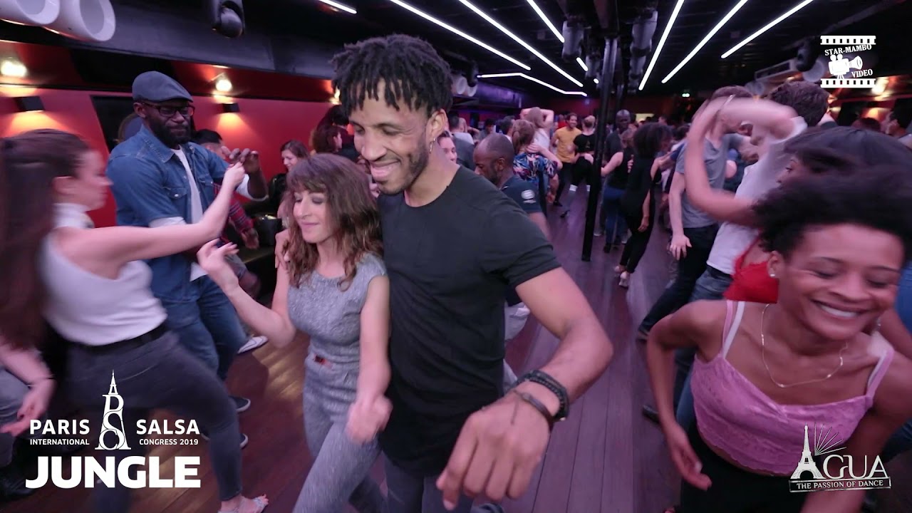 Alix Ste Rose & Emmanuelle Sangnier - social dancing @ AGUA Salsa party