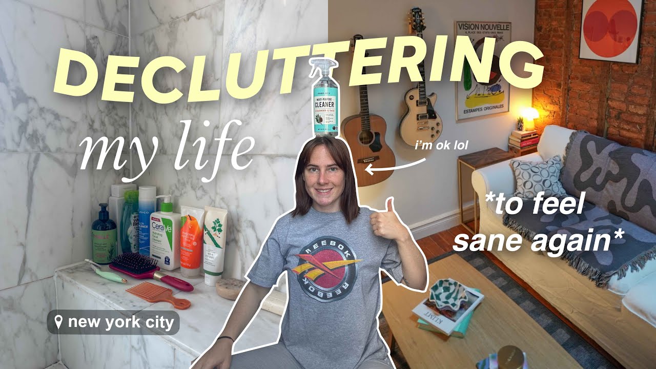 decluttering my whole apartment (to feel sane again) ✨🧼