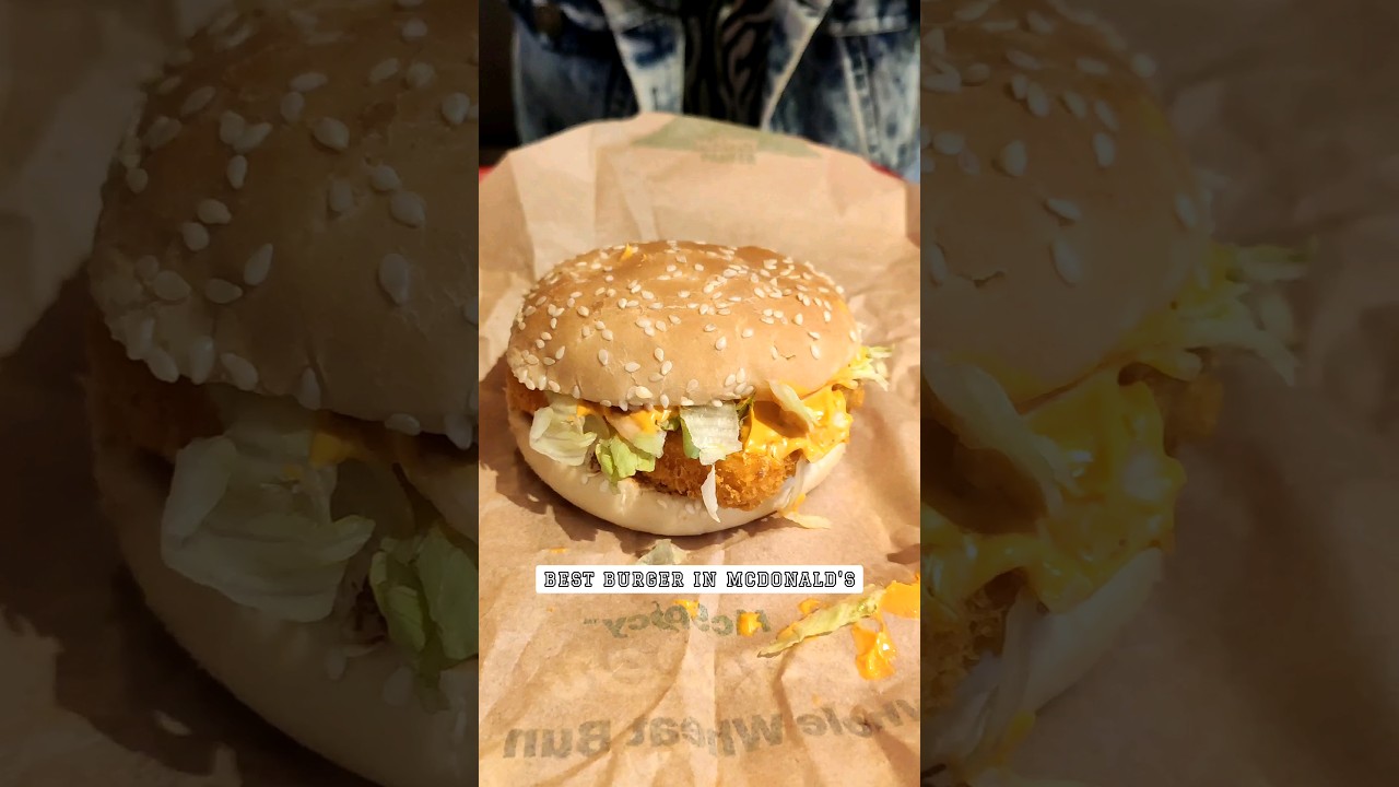 Best Burger in McDonald's 😋 | McDonald's McSpicy Paneer Burger #shorts #mcdonalds #ashortaday