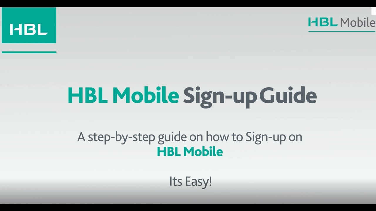 HBL Mobile Sign-Up Guide (step-by-step guide).